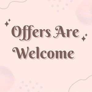 Offers Are Welcome with FREE SHIPPING